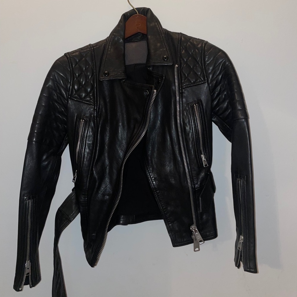 All Saints Leather Jacket